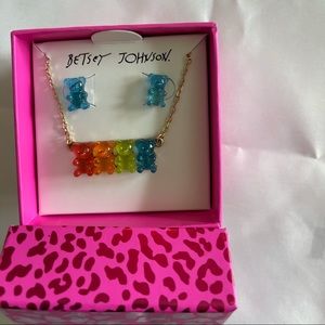 Betsey Johnson Earring and necklace set - NWT